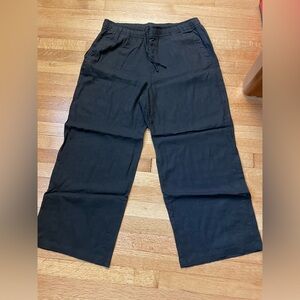 BUNDLE - 4 pairs old navy high rise wide leg linen pants - size large - 4 colors